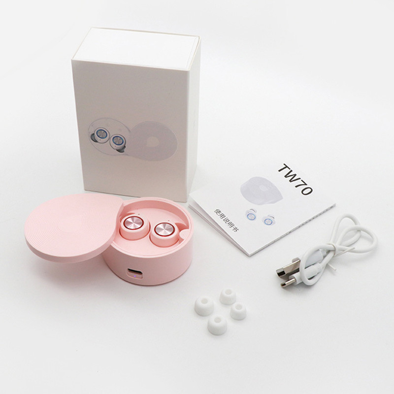 TW70 TWS Bluetooth slušalice Bežične Musci slušalice Surround Sound Gaming Slušalica za Iphone Oppo Huawei Xiaomi Sportske slušalice