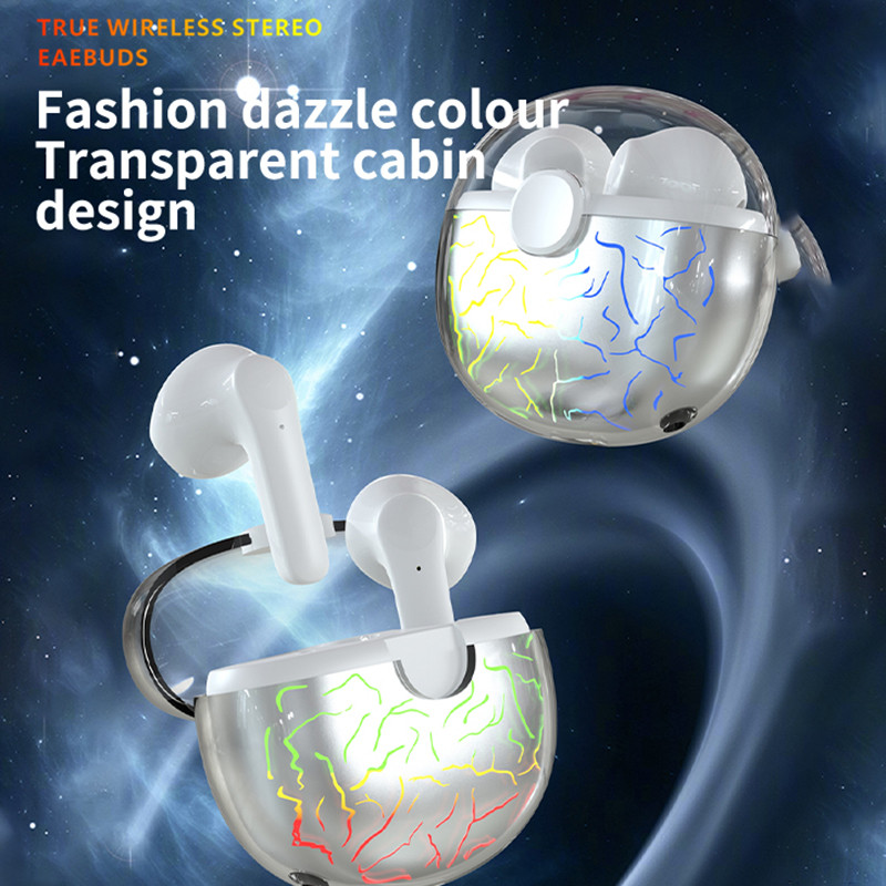 Ακουστικά Bluetooth Color Breathing Light Ακουστικά Συμβατά με παιχνίδια 5.1 Smart Touch Earbuds Stereo Sports Earbuds TWS VG58