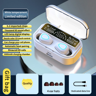 Ασύρματο ακουστικό Bluetooth Ακουστικά Ακουστικά Έξυπνη ψηφιακή οθόνη Sports Mini Stereo In-Ear HIFI Headset 5.2 Αδιάβροχο G28