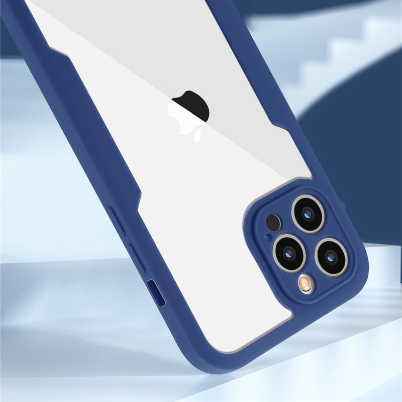 360 täieliku kehakaitsega läbipaistev telefoni kate iPhone14 13 12 11 Pro Max X XR XS 14Plus esiekraanile põrutuskindel pehme kate