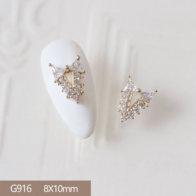 10db 3D Butterfly Love Virág Ötvözet Nail Art Circon Pearl Crystal Fém Manikűr Köröm Kiegészítők Kellékek Dekorációk Bűbáj