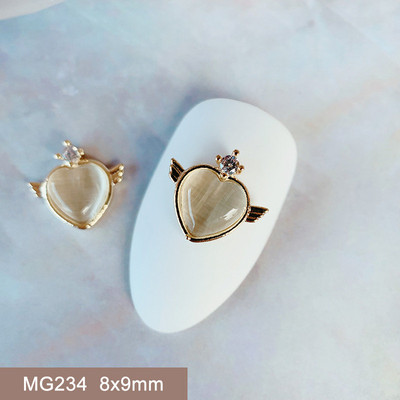 10db 3D Butterfly Love Virág Ötvözet Nail Art Circon Pearl Crystal Fém Manikűr Köröm Kiegészítők Kellékek Dekorációk Bűbáj