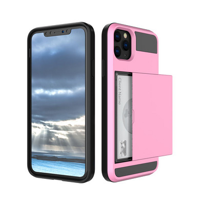 Калъф за телефон Slide Wallet със слот за кредитна карта за iPhone 14 13 12 11Pro Max XR XS Max X 8 7 Plus Edge TPU Armor Удароустойчив заден капак