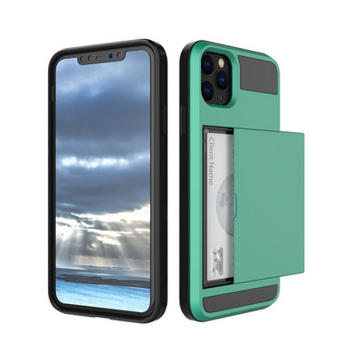 Калъф за телефон Slide Wallet със слот за кредитна карта за iPhone 14 13 12 11Pro Max XR XS Max X 8 7 Plus Edge TPU Armor Удароустойчив заден капак