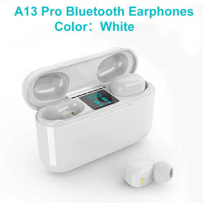 A13 TWS Mini Bluetooth austiņas ūdensizturīgs IPX7 skaņas kvalitāte CVC8.0 trokšņu samazināšana Huawei Iphone bezvadu austiņām Xiaomi