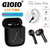 Ασύρματο ακουστικό Bluetooth Μουσικό ακουστικό L31TWS Αδιάβροχο αθλητικό ακουστικό HiFi Stereo HD Ακουστικό για Samsung Iphon Xiaomi