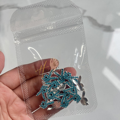 10pc 3D privjesci za nokte San Judas Luksuzni metalni privjesci za nokte Art Charm pozlaćeni kamenčići kristalni DIY pribor za manikuru