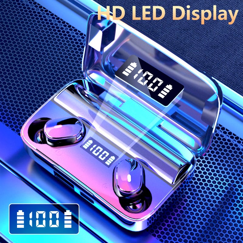 A9 TWS Bluetooth bežične slušalice Sportske slušalice Power Bank Smanjenje buke za Iphone Huawei Samsung Xiaomi Glazbene slušalice