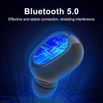 TWS L22 Безжични слушалки Водоустойчиво намаляване на шума HD Call LED цифров дисплей Работи на всички смартфони Слушалки Bluetooth