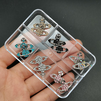 3D декорации за нокти със стрази Комплект кристални талисмани за нокти Диамант Направи си сам Сплав Луксозни бижута Скъпоценни камъни Части за нокти Аксесоари Камъни