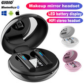 Ακουστικά T15 Ασύρματα ακουστικά Bluetooth Business Ακουστικά Noise Duction Stereo για Xiaomi Huawei Iphone TWS Sports Earbuds