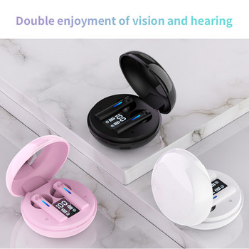 Ακουστικά T15 Ασύρματα ακουστικά Bluetooth Business Ακουστικά Noise Duction Stereo για Xiaomi Huawei Iphone TWS Sports Earbuds