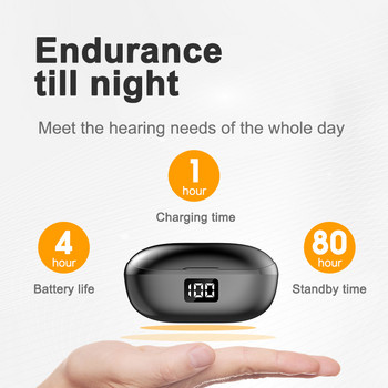 HKT-6 TWS Bluetooth безжични слушалки Водоустойчив цифров дисплей за захранване Музикални слушалки за Iphone Huawei Xiaomi Спортни слушалки