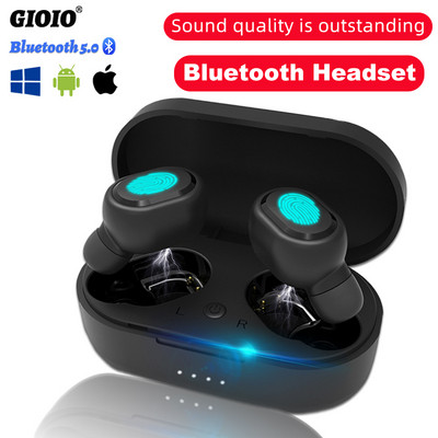 M1 TWS Mini ασύρματα ακουστικά Bluetooth Αθλητικά ακουστικά Αδιάβροχα ακουστικά Ποιότητα ήχου για Huawei Iphone Xiaomi Music Earphone