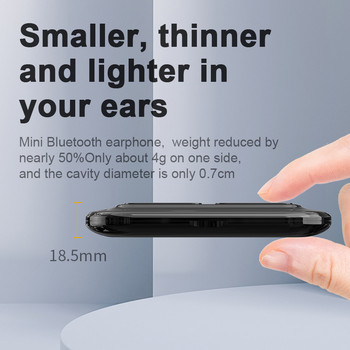 XG49 TWS ασύρματα ακουστικά Bluetooth Έλεγχος αφής μικρότερο και λεπτότερο αθλητικό ακουστικό για iPhone Huawei Music ακουστικά Xiaomi