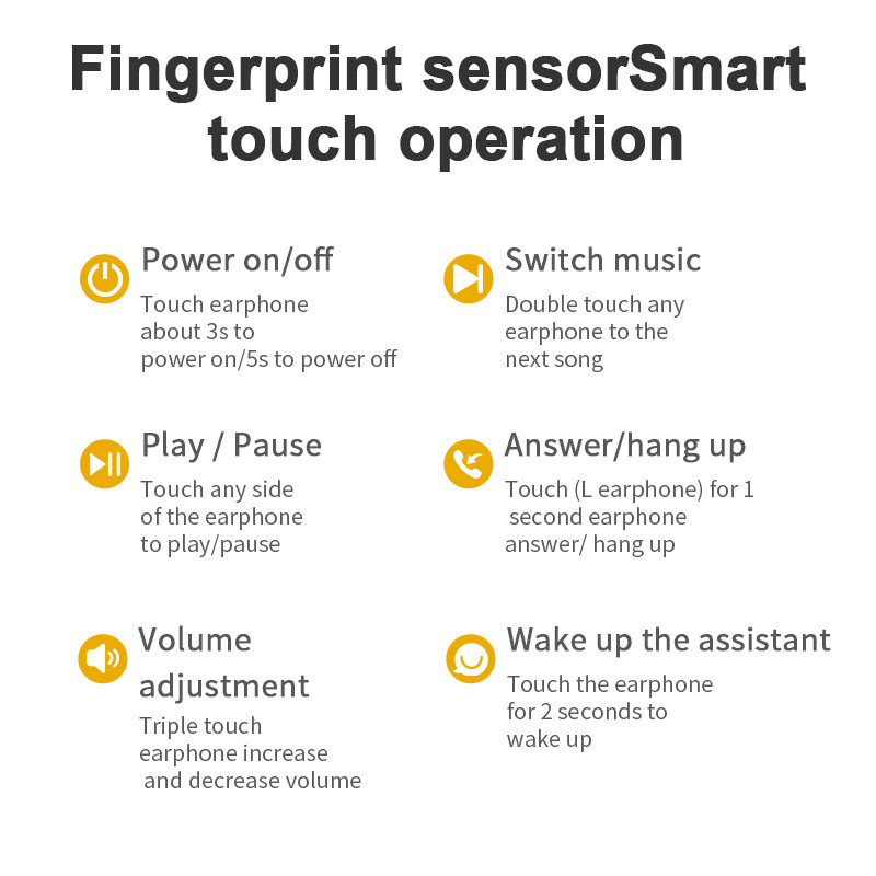 XG49 TWS Bežične slušalice Bluetooth Touch Control Manje i tanje sportske slušalice za Iphone Huawei Glazbene slušalice Xiaomi