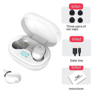 TWS Bežične slušalice Bluetooth 5.0 Earbud Touch In-ear Stereo Sportske vodootporne Hifi slušalice LED zaslon Upotreba pametnog telefona J15