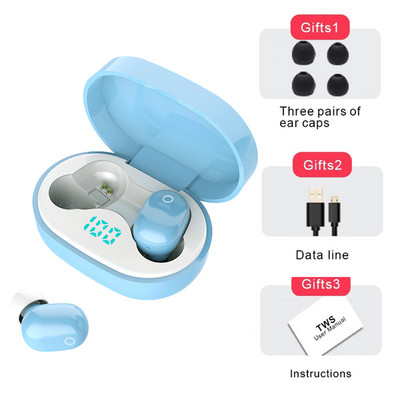 TWS Bežične slušalice Bluetooth 5.0 Earbud Touch In-ear Stereo Sportske vodootporne Hifi slušalice LED zaslon Upotreba pametnog telefona J15