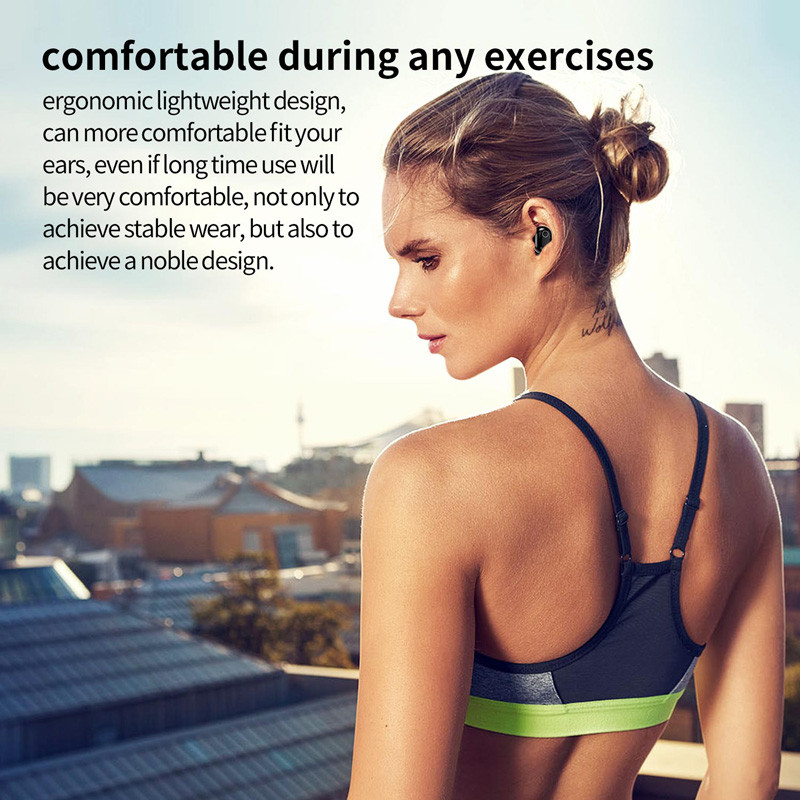 TWS Bežične slušalice Bluetooth 5.0 Earbud Touch In-ear Stereo Sportske vodootporne Hifi slušalice LED zaslon Upotreba pametnog telefona J15