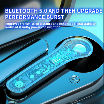 TWS LB-20 Mini Bluetooth Ακουστικά Ασύρματα ακουστικά μουσικής Αδιάβροχος ήχος Surround 9D για Iphone Ακουστικά Oppo Huawei Xiaomi