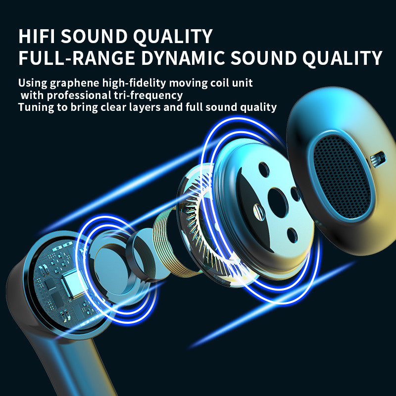 TWS LB-20 Mini Bluetooth Ακουστικά Ασύρματα ακουστικά μουσικής Αδιάβροχος ήχος Surround 9D για Iphone Ακουστικά Oppo Huawei Xiaomi