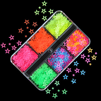6 rács Mermaid Love Heart köröm flitterek AB Butterfly Glitter Flakes körömdíszítési kellékek barkácsolás szakembereknek Kiegészítők