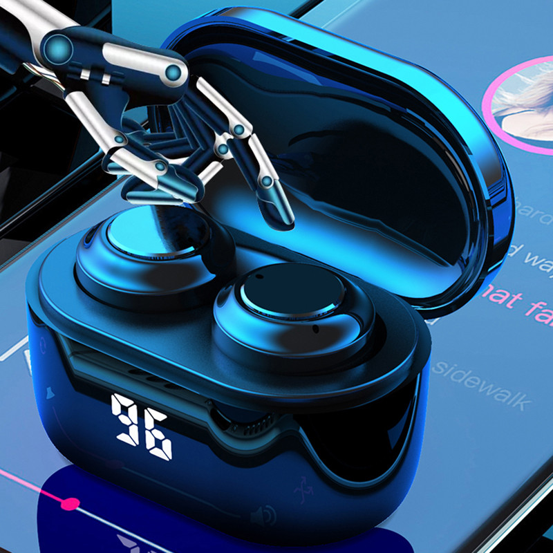 Ασύρματα ακουστικά A6 Mini TWS Bluetooth Αθλητικά ακουστικά Αδιάβροχα ακουστικά για iPhone Samsung Oppo Huawei Xiaomi Music Headset