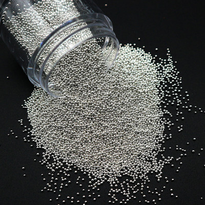 3D Nail Art Cristal Strasuri mici pentru manichiură Bile de sticlă Microbead Caviar Mărgele Decorații Brelocuri DIY Accesorii pentru unghii