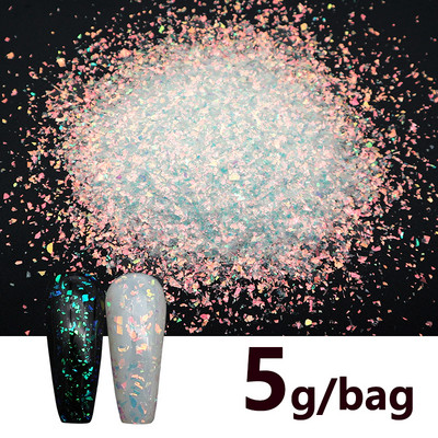 1 pungă Iriscent AB Iregular Nail Glitter Fakes 3D Sparkly Chunky Paiete Paillette Decoratiuni Manichiura Unghii Accesorii
