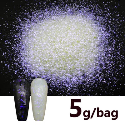1 pungă Iriscent AB Iregular Nail Glitter Fakes 3D Sparkly Chunky Paiete Paillette Decoratiuni Manichiura Unghii Accesorii
