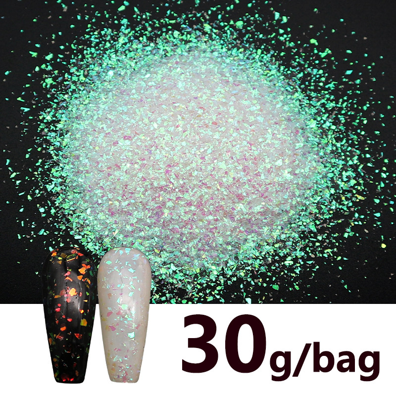 1 pungă Iriscent AB Iregular Nail Glitter Fakes 3D Sparkly Chunky Paiete Paillette Decoratiuni Manichiura Unghii Accesorii