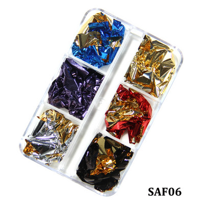 1 kutija 3D Nail Art Ukrasi od suhog cvijeća Pravo prirodno suho cvijeće Cvjetni privjesci za nokte Lak za manikuru Luksuzni dodaci za nokte