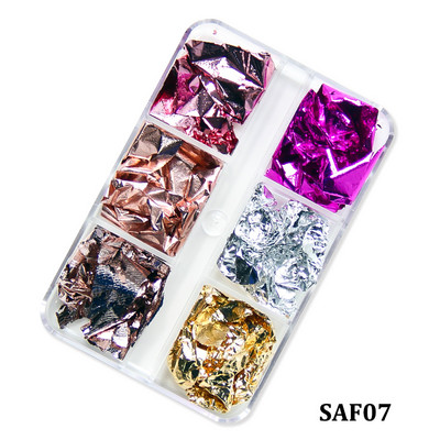 1 kutija 3D Nail Art Ukrasi od suhog cvijeća Pravo prirodno suho cvijeće Cvjetni privjesci za nokte Lak za manikuru Luksuzni dodaci za nokte