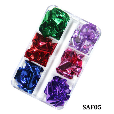 1 kutija 3D Nail Art Ukrasi od suhog cvijeća Pravo prirodno suho cvijeće Cvjetni privjesci za nokte Lak za manikuru Luksuzni dodaci za nokte