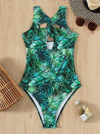 2022 Sexy Women One Piece μαγιό Γυναικεία στάμπα Push Up Thong Bather Μαγιό Monokini Brazilian Swimming Suits