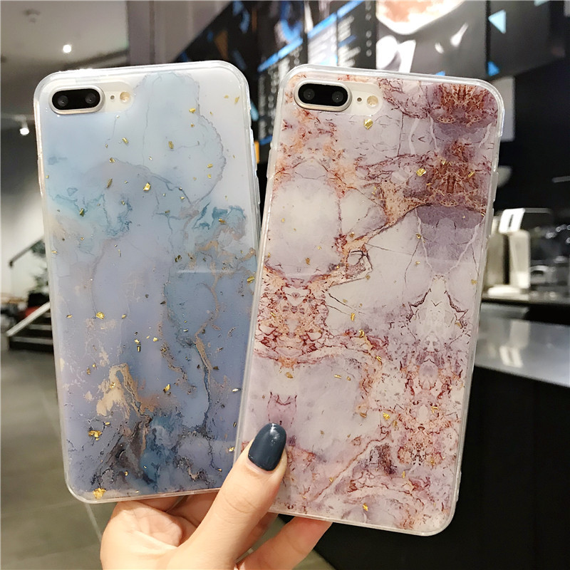Lovebay tālruņa futrālis iPhone 13 12 11 Pro Max 7 8 Plus X XR XS Max 12 SE 2 Luxury Bling zelta folijas marmora mirdzošs mīksts TPU vāciņš