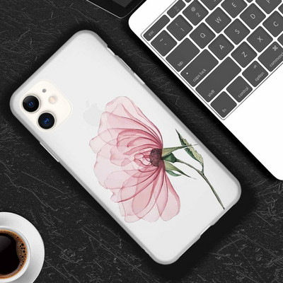 Lovebay ilus lilleline ümbris iPhone`ile 13 12 11 14 Pro Max XS Max XR X 7 8 6 Plus 5 5S 2020 12 Mini Matt pehme TPU läbipaistev kate