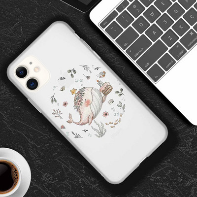 Lovebay ilus lilleline ümbris iPhone`ile 13 12 11 14 Pro Max XS Max XR X 7 8 6 Plus 5 5S 2020 12 Mini Matt pehme TPU läbipaistev kate