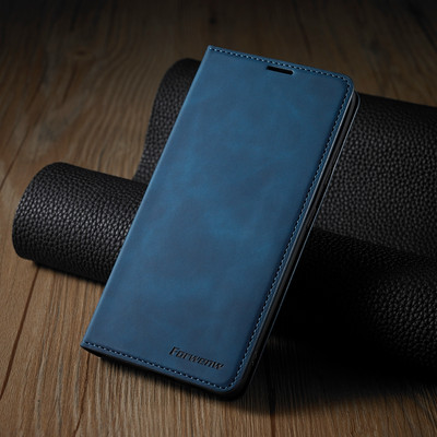 Калъф за портфейл с кожен слот за бизнес магнитна карта за iPhone 14 13 12 11 Pro Max XS Max XR X 8 7 6S 6 Plus SE 5 5S