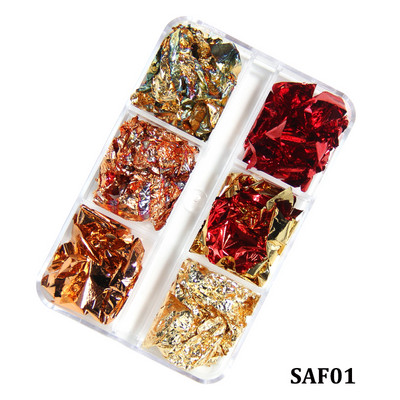 6 tinkleliai natūralūs abalone jūros kriauklės nagų dailės dekoravimas 3D netaisyklingo gabalo fragmentai tekstūros dribsniai nagų žavesiai manikiūro aksesuarai