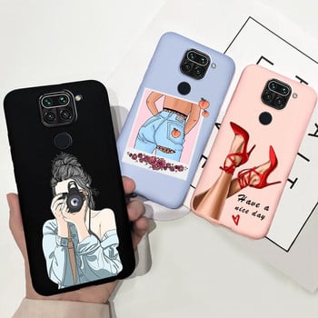 За калъф Redmi Note 9 мек TPU анимационен модел калъфи за телефон със силиконов капак за Xiaomi Redmi Note 9 Note9 Note 9 Pro Max 9Pro Funda