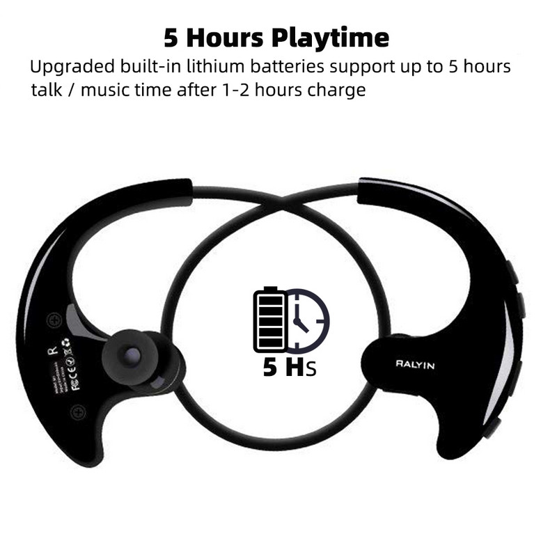 Ralyin/Newsmy 8GB mp3 music player bluetooth ακουστικά αθλητικά αδιάβροχα ασύρματα ακουστικά bluetooth ακουστικά για τηλέφωνο