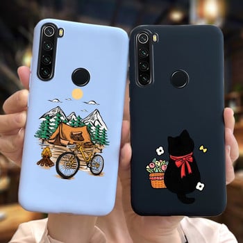 За Xiaomi Redmi Note 8 8T Калъф за калъф за Xiaomi Redmi Note 8 Pro Заден капак Мек силиконов TPU Coque за Xiomi Redmi Note8 Funda