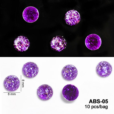 Akrilni ukrasi za nokte 3D poluokrugli zeleni crveni plavi kuglični nokti od aluminijske folije nakit privjesci ukrasi dodaci za manikuru