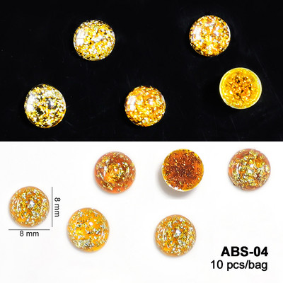 Akrilni ukrasi za nokte 3D poluokrugli zeleni crveni plavi kuglični nokti od aluminijske folije nakit privjesci ukrasi dodaci za manikuru