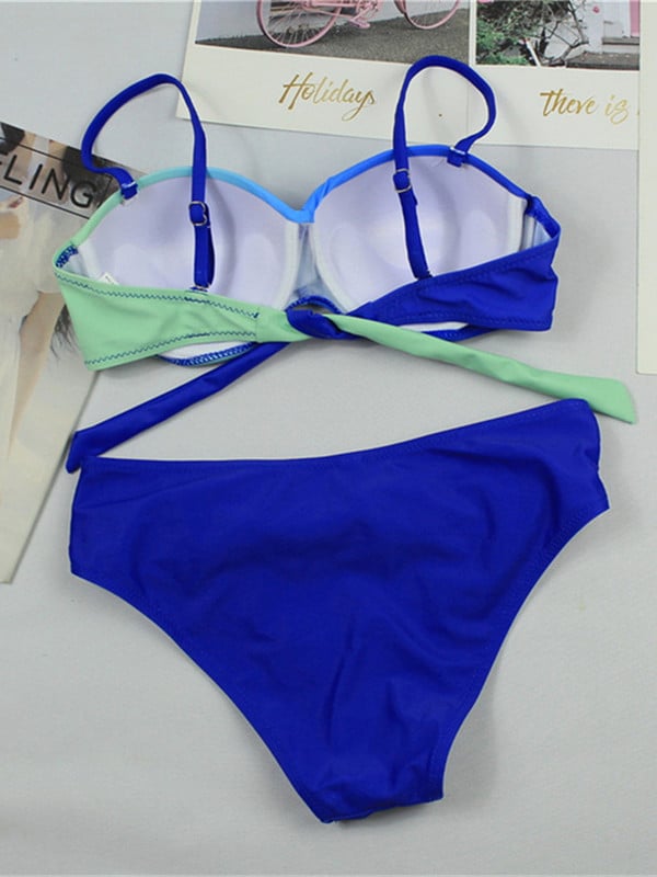 Szexi női fürdőruha, 2022, új Push Up bikini tömör fürdőruha, női fürdőruha, 2 darabos Monokini biquini