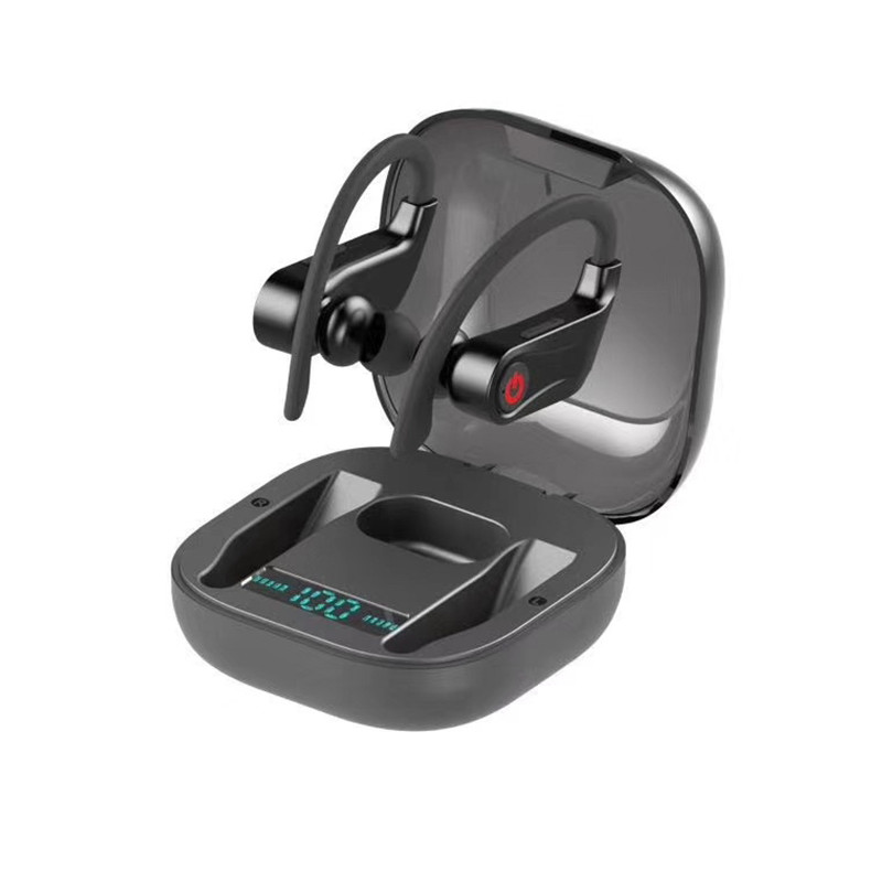 Power HBQ Pro Q62 TWS Wireless 5.1 Bluebooth Ακουστικά Stereo Sport Ear Hook Ακουστικά 950mah Αδιάβροχα ακουστικά με HD MIC