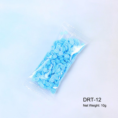 10g/zsák Gyümölcs szeletek Körömdíszek Karácsonyi Mikulás Virágok 3D Polimer Flitterek Agyag Design Matricák Barkács köröm Kiegészítők