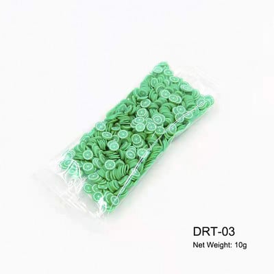 10g/zsák Gyümölcs szeletek Körömdíszek Karácsonyi Mikulás Virágok 3D Polimer Flitterek Agyag Design Matricák Barkács köröm Kiegészítők