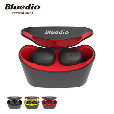 Оригинални Bluedio T-elf mini TWS слушалки Bluetooth 5.0 Спортни слушалки Безжични слушалки с кутия за зареждане за телефони